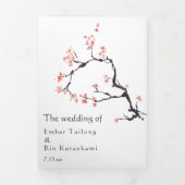 Sakura Mountain | CASUAL Drieluik Uitnodiging (Cover)