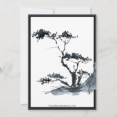 Sakura Mountain | Casual grenspartij Kaart (Achterkant)