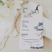 Sakura Mountain | CASUAL RSVP All In One Uitnodiging