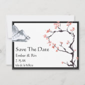 Sakura Mountain | Casual v2-rand Opslaan datum Save The Date (Voorkant)