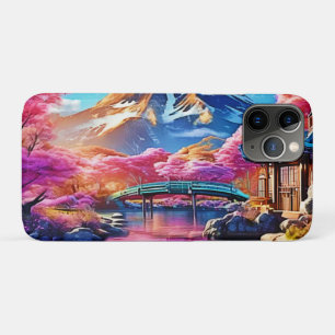 Sakura Mountain: voorjaarsscène iPhone 11 Pro Hoesje