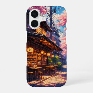 Sakura no Machikado - Kersenbloesemstraat iPhone 16 Hoesje