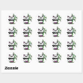 Sakura Panda Ronde Sticker (Vel)