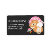 SAKURA - personnaliser des Étiquettes de adresse d (Devant)