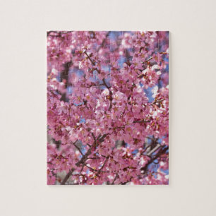 Sakura Pink Cherry Blossom Sky Legpuzzel