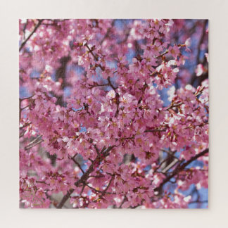 Sakura Pink Cherry Blossom Sky Legpuzzel