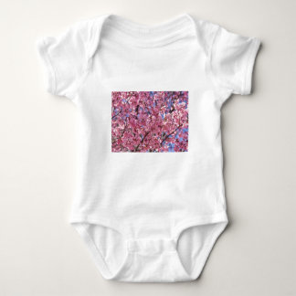 Sakura Pink Cherry Blossom Sky Romper