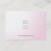 Sakura Pink Visitekaartje (Achterkant)