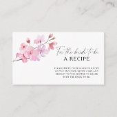 Sakura - Recette pour la future mariée Carte inclu (Devant)