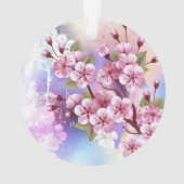 Sakura rose sur la peinture Arrière - plan (dos)