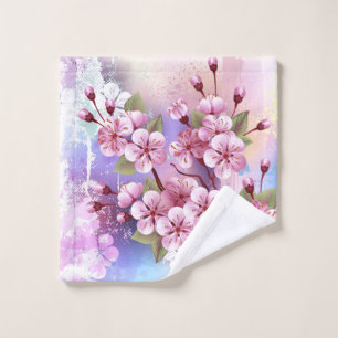 Sakura rose sur la peinture Arrière - plan