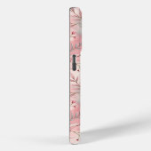 Sakura Roze Bloem Patroon Case-Mate iPhone Case (Achterkant / Rechts)