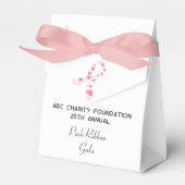 Sakura Roze Borstkanker Fundraiser QR-code Bedankdoosjes (Voorkant Zijde)