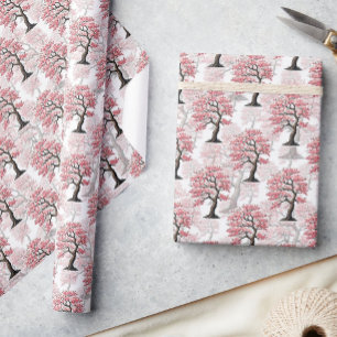 Sakura roze kersenbloesem boomontwerp cadeaupapier