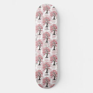 Sakura roze kersenbloesem boomontwerp skateboard
