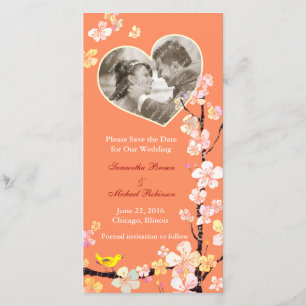 Sakura : Sauvez la date Mariage Cartes photos