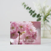 Sakura · Save the Date Briefkaart (Staand voorkant)