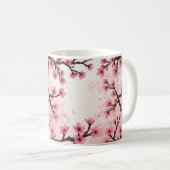 Sakura Serenity Mug - Élégance de la fleur de ceri (Devant droit)