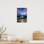 Sakura Serenity Poster (Keuken)