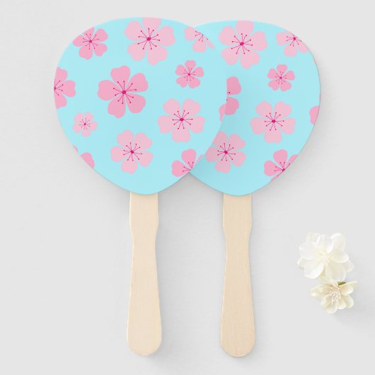 Sakura Set van Fans Handwaaier (Voorkant en achterkant)