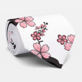 Sakura stropdas (Opgerold)