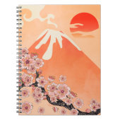 Sakura-tak en vulcano notitieboek (Voorkant)