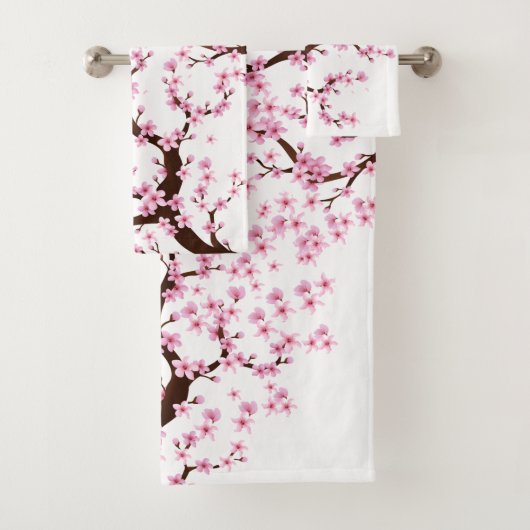 Sakura Tree badhanddoekset Bad Handdoek (Insitu)