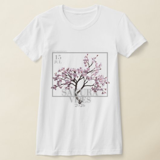 Sakura Vibes T-shirt (Laagn)