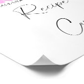 Sakura - Votre carte de recette ici Affiche (Coin)