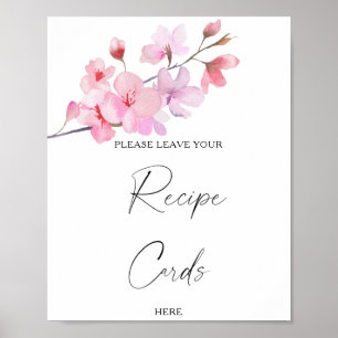 Sakura - Votre carte de recette ici Affiche