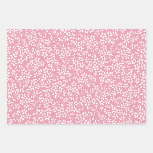 SAKURA Wrapping Paper Flat Sheet Set van 3 (Voorkant)