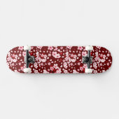 Sakurafubuki Sakura Petals Pattern Skateboard (Horizontaal)