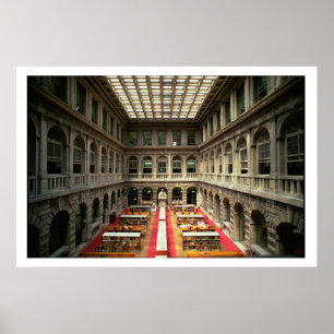 Sala di Lettura, ingebouwd in 1537-88 (foto) Poster