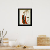 "Salabaccha" 1927 Barbier Art Déco Imprimer 16x20 (Cuisine)