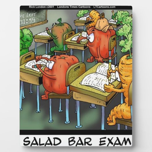 Salad Bar Exam Funny Fotoplaat (Voorkant)