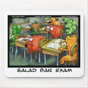 Salad Bar Exam Funny Gifts T - shirts Kaarten & Mo Muismat