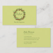 Salad Bliss Visitekaartje (Voorkant / Achterkant)