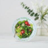 salad bord - uitnodiging (Staand voorkant)