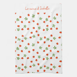 Salad caprese italiaans keukengerei theedoek