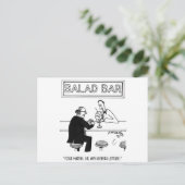 Salad Cartoon 4257 Briefkaart (Staand voorkant)