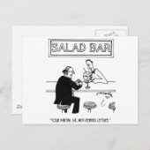 Salad Cartoon 4257 Briefkaart (Voorkant / Achterkant)