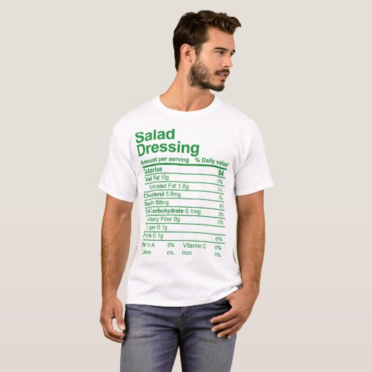 Salad Dressing T-shirt (Voorkant volledig)