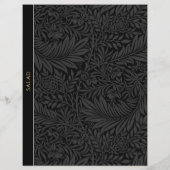 Salad | Ontvanger divider |  zwarte Floral (Achterkant)