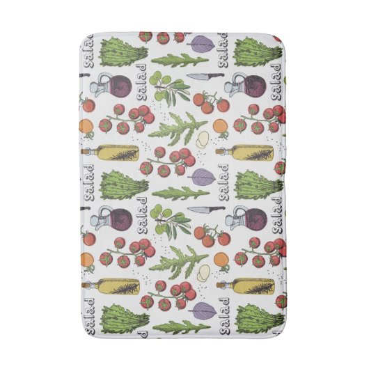 Salad Pattern badmatten (Voorkant Verticaal)