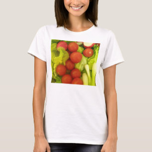 Salad Vegetables Dames T Shirt