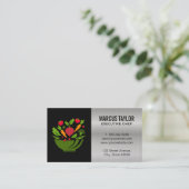 Salad Vegetables | Metaal Visitekaartje (Staand voorkant)