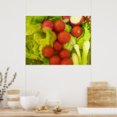 Salad Vegetables Print (Keuken)