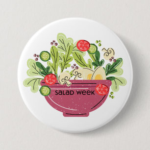 Salad Week Ronde Button 7,6 Cm
