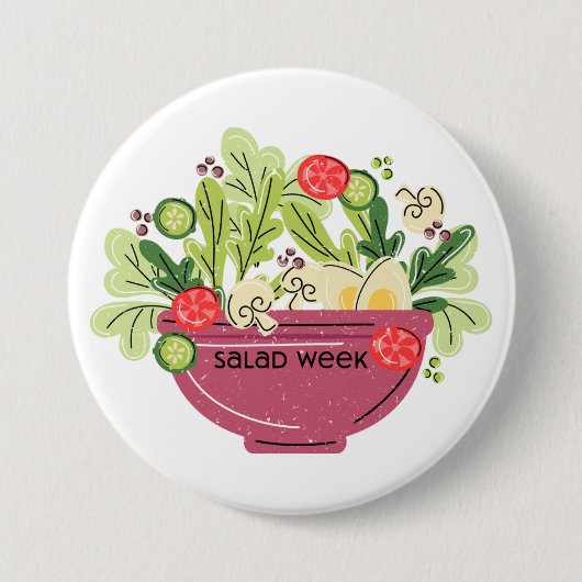 Salad Week Ronde Button 7,6 Cm (Voorkant)