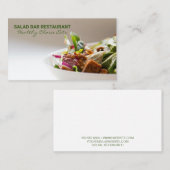 Saladbar | culinair visitekaartje (Voorkant / Achterkant)